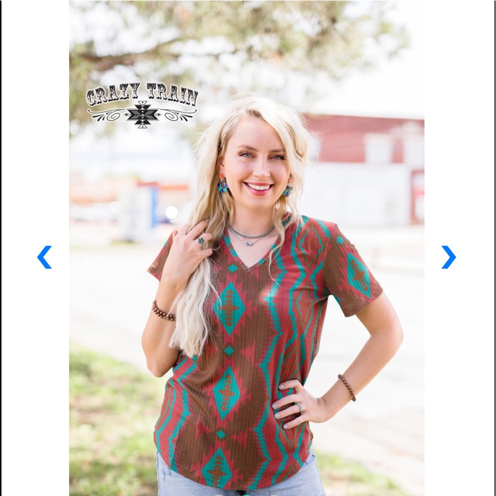 Adobe Rust Top by Crazy Train